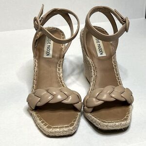 Steve Madden Novah Braided Espadrille Wedge Sandals